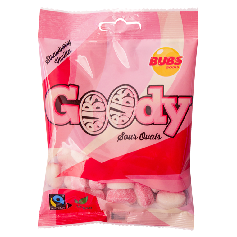 BUBS Goody Vanilla Strawberry Ovals