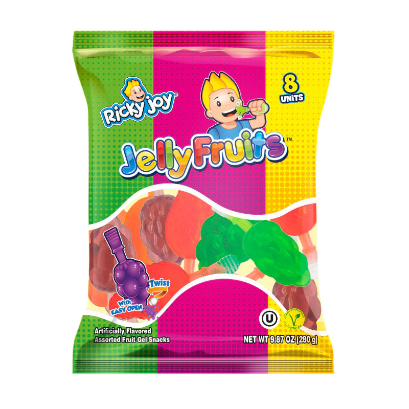 Ricky Joy® Jelly Fruits™ Squeezable Jelly Candy
