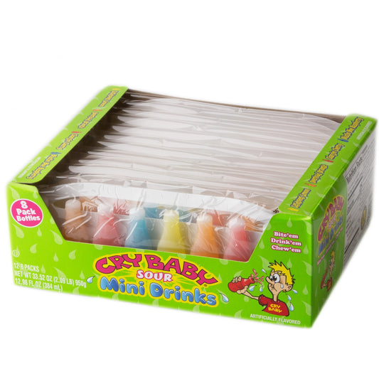 Cry Baby Sour Mini Wax Drinks